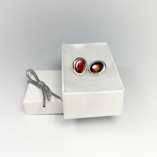 Alberta Ammolite Stud Earrings