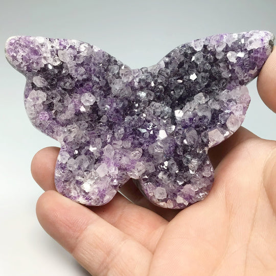 Amethyst Butterfly Druze Cluster