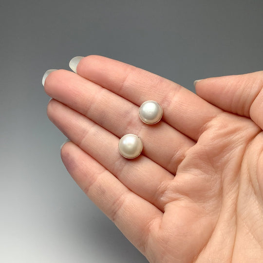 Pearl Stud Earrings