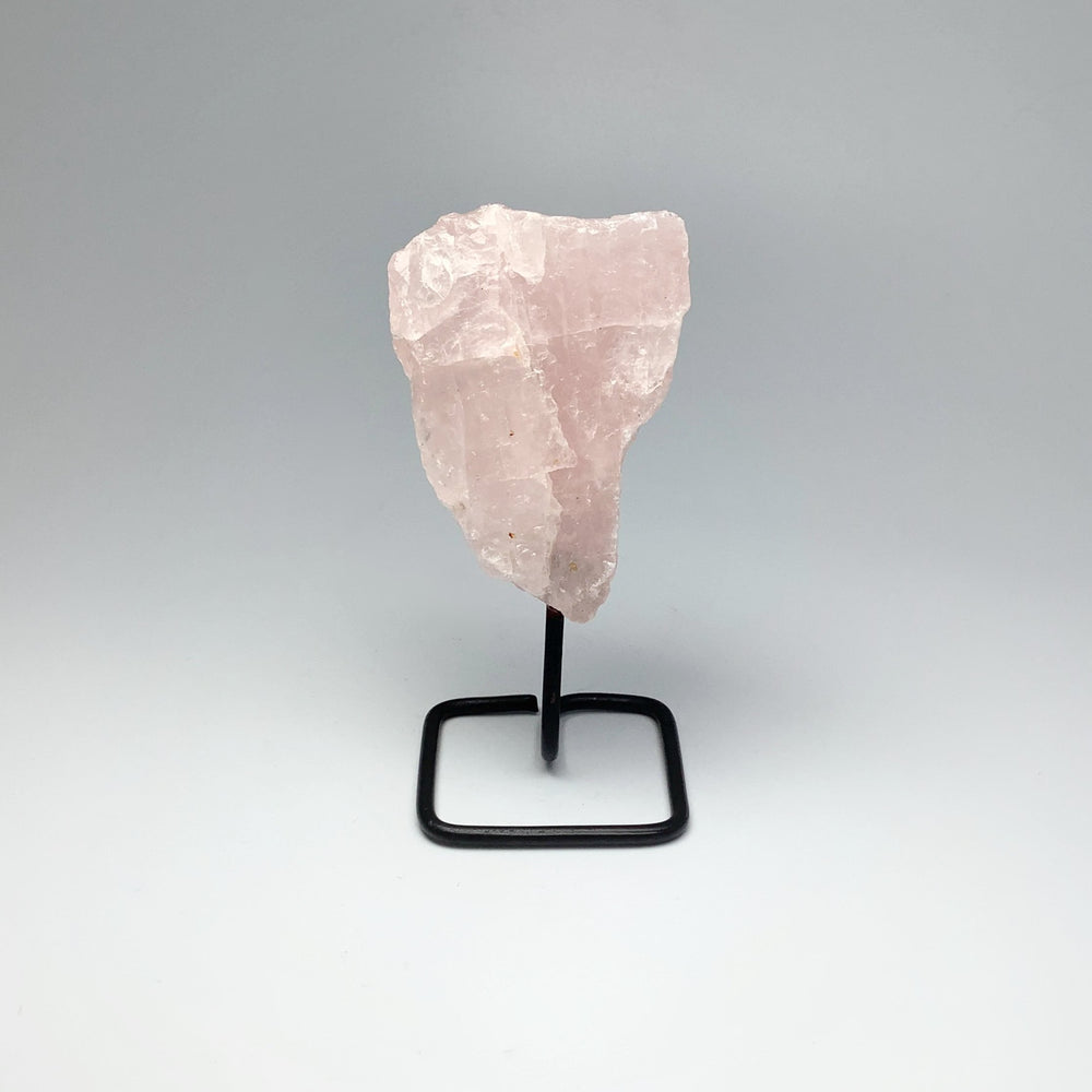 Rough Rose Quartz on Stand at $29 Each