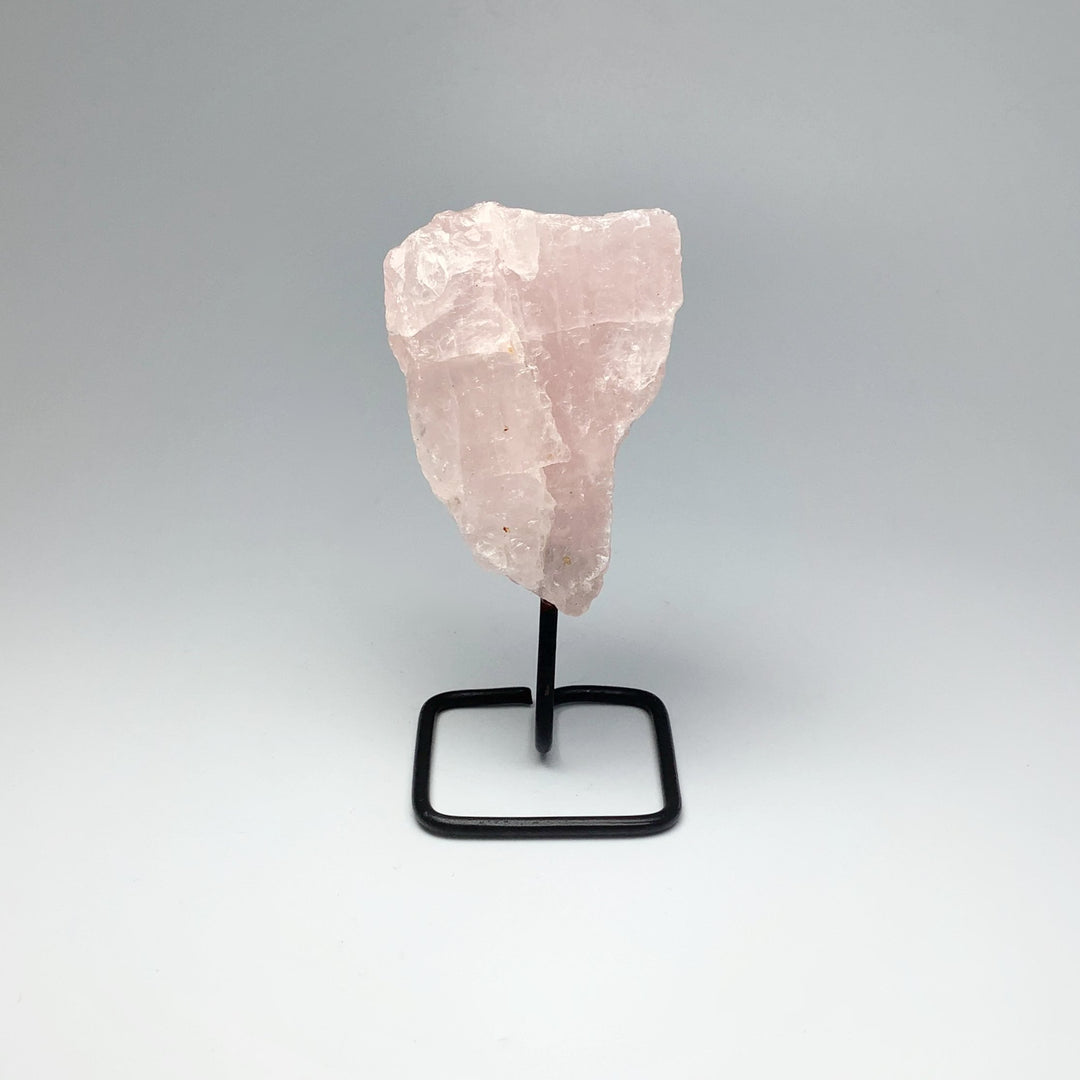 Rough Rose Quartz on Stand at $29 Each