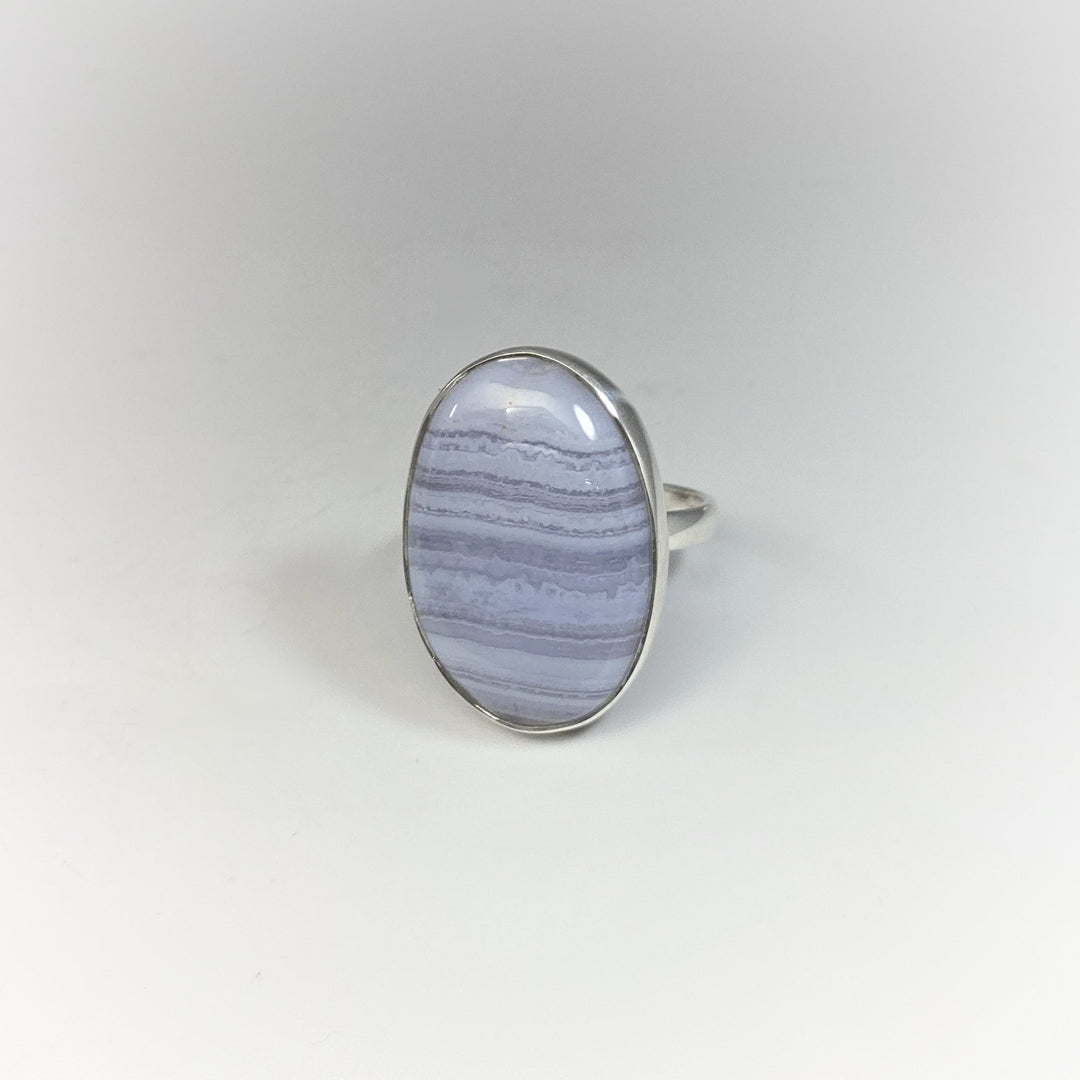 Blue Lace Agate Ring