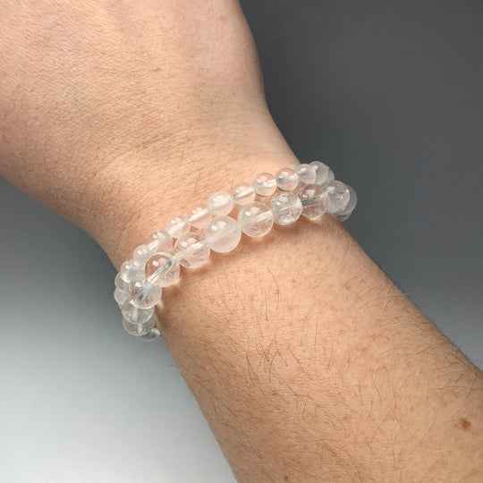 Girasol Milky Quartz Beaded Bracelet