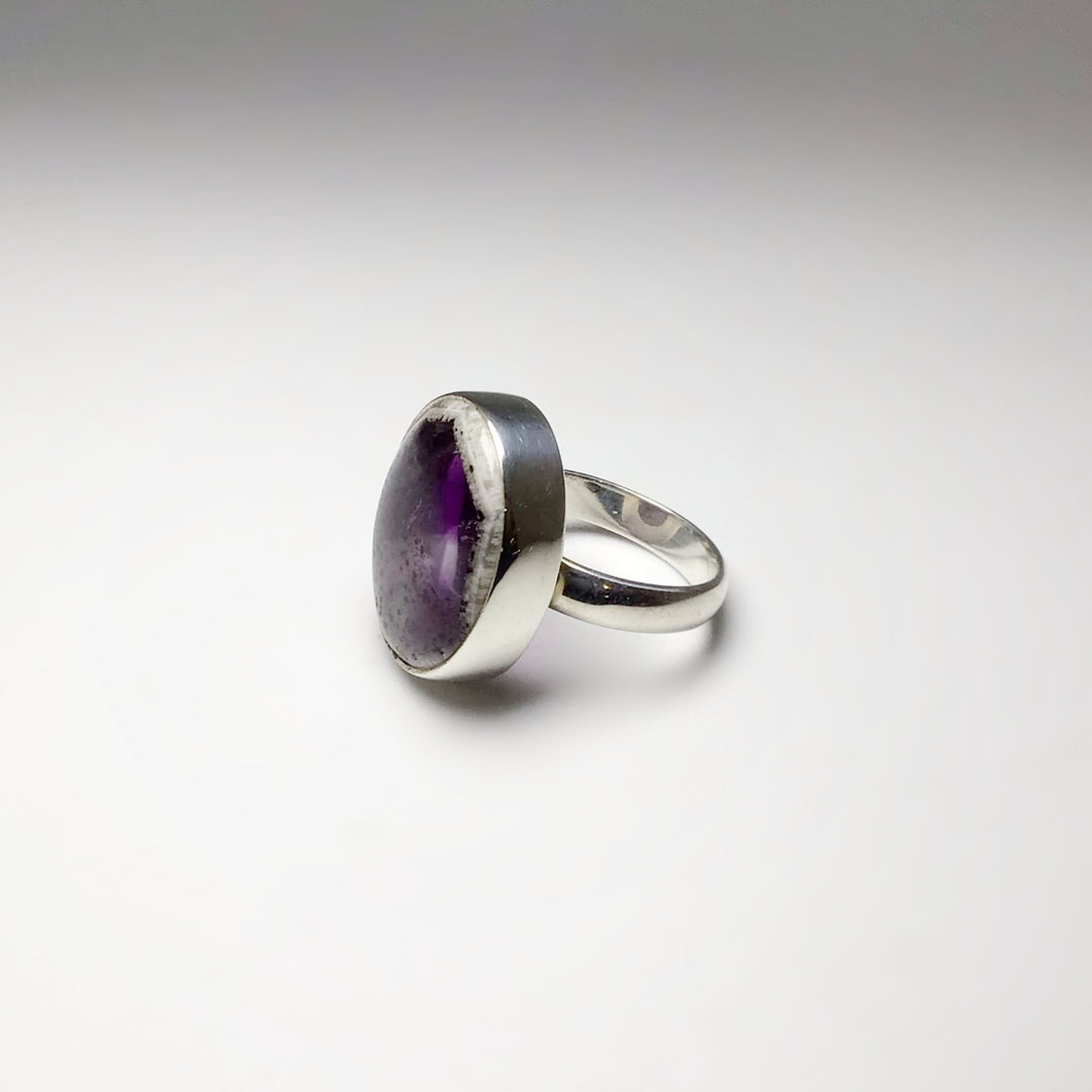 Trapiche Amethyst Ring