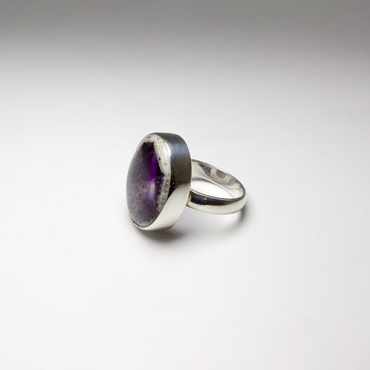 Trapiche Amethyst Ring