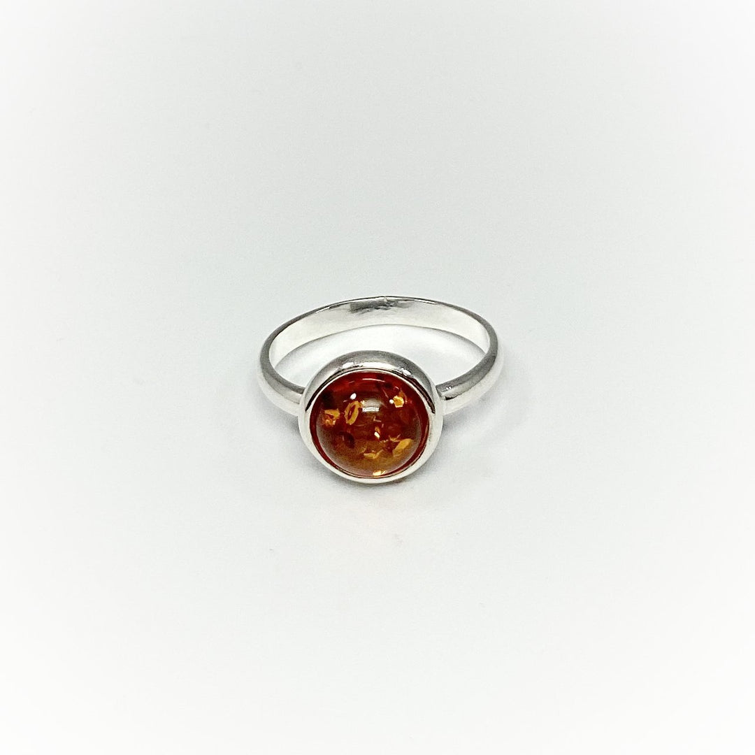 Cognac Amber Ring