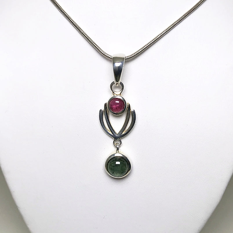 Mixed Tourmaline Pendant