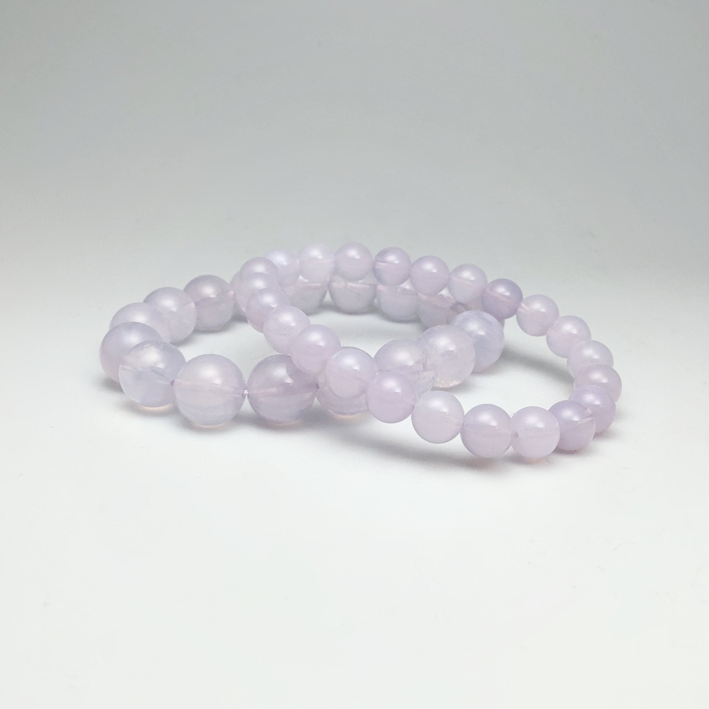 Moon Amethyst Beaded Bracelet