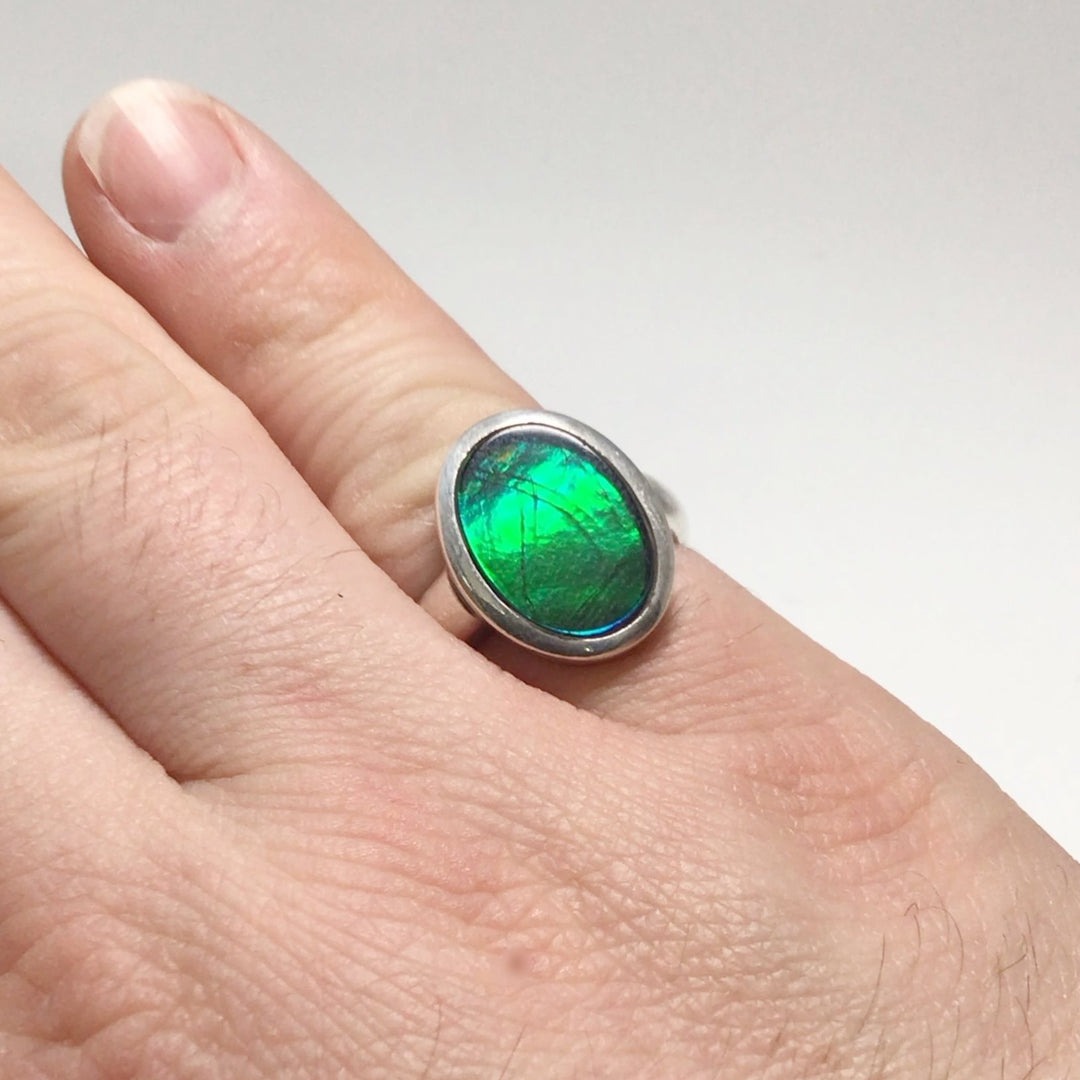 Alberta Ammolite Ring