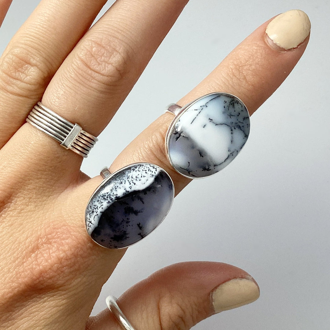 Dendritic Opal Ring at $99 Each