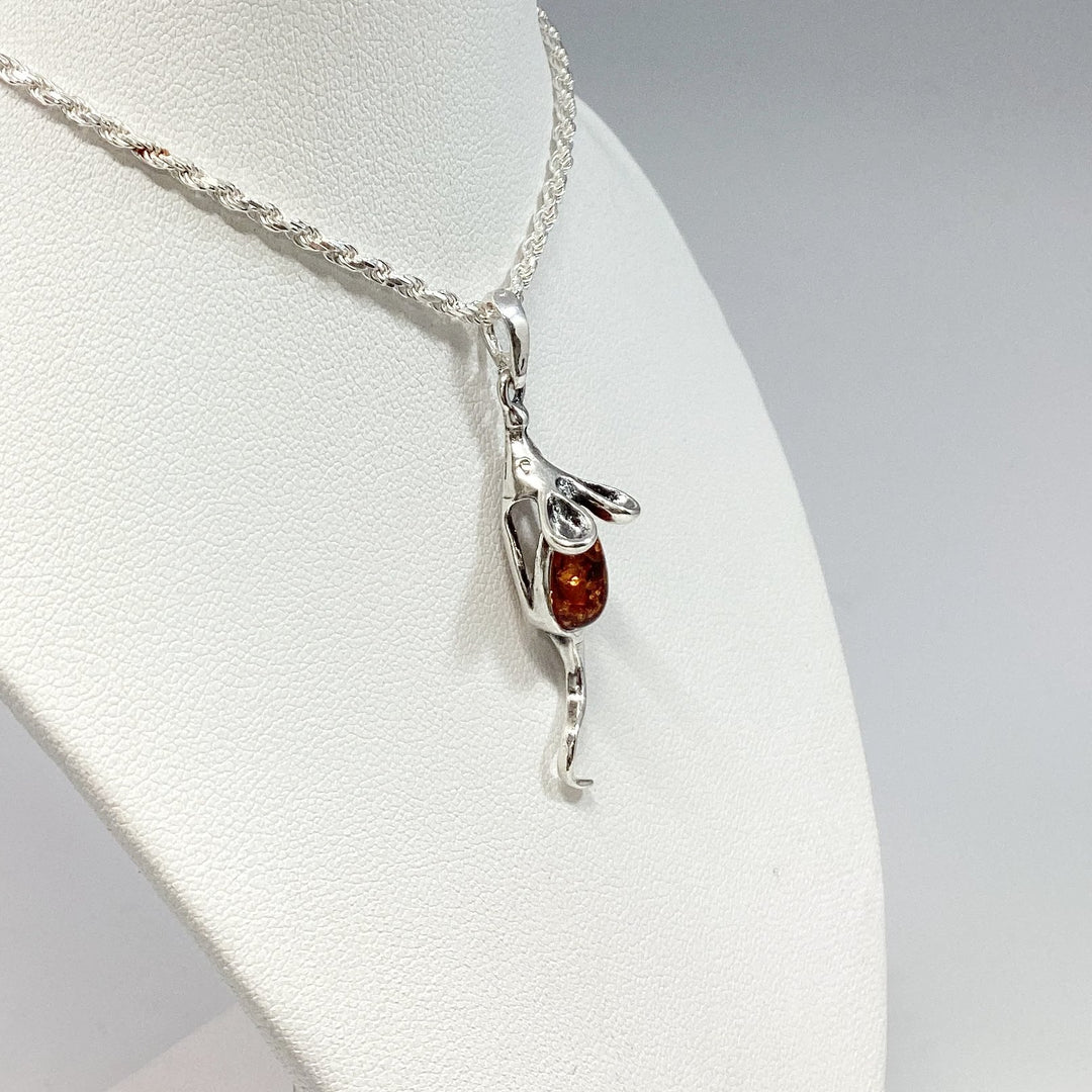 Cognac Amber Pendant