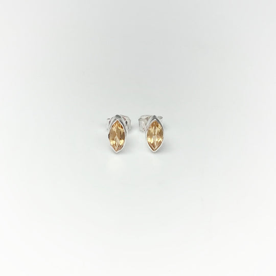 Citrine Stud Earrings