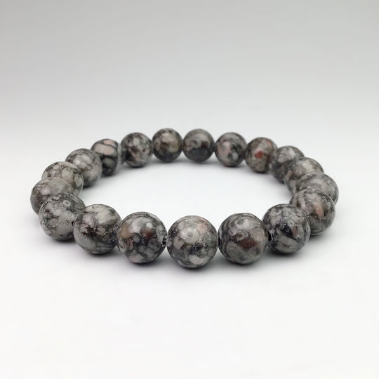 Fossil Stone Jasper Beaded Bracelet