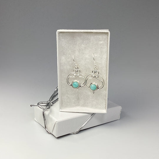 Amazonite Dangle Earrings