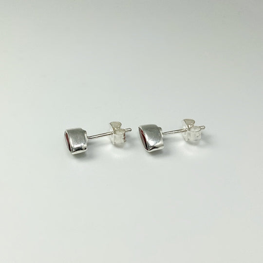 Garnet Stud Earrings