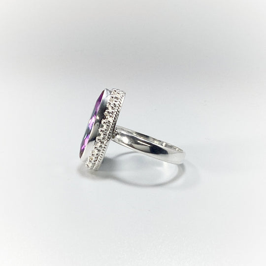 Mystic Topaz Marquise Cut Ring