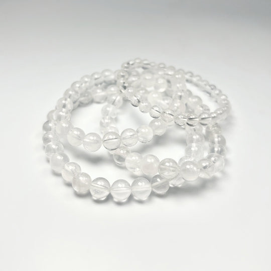 Girasol Milky Quartz Beaded Bracelet