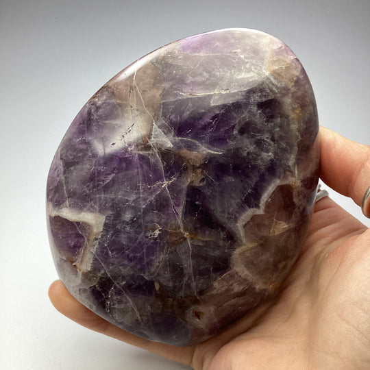 Chevron Amethyst Stand Up