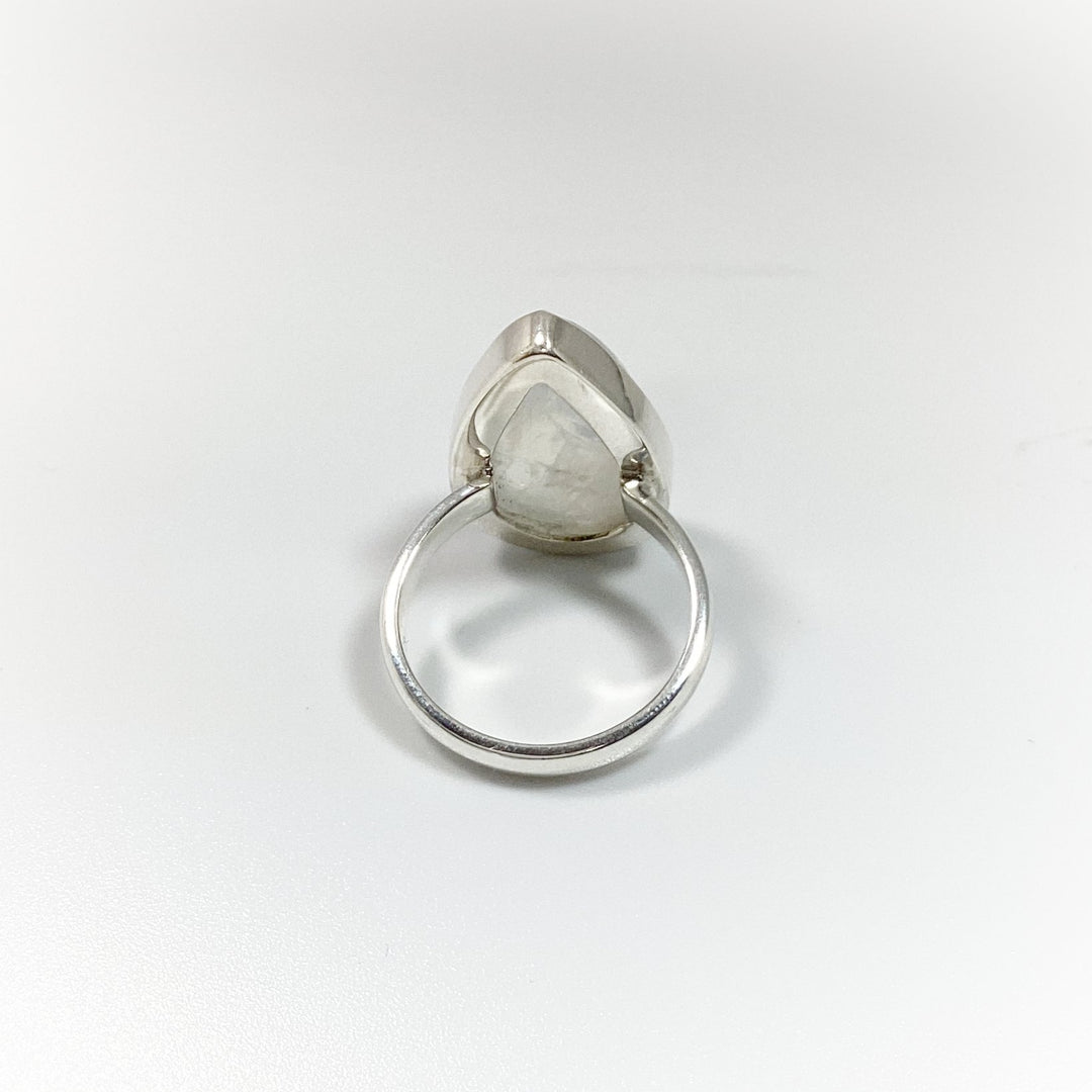 Rainbow Moonstone Ring