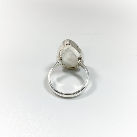 Rainbow Moonstone Ring