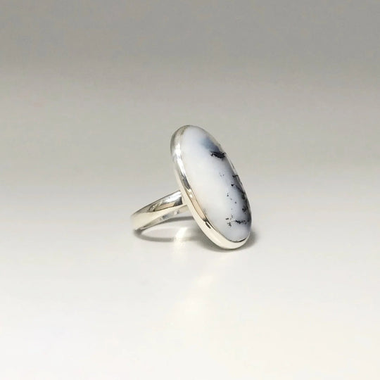 Dendritic Opal Ring