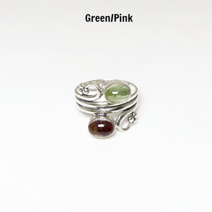 Mixed Tourmaline Ring