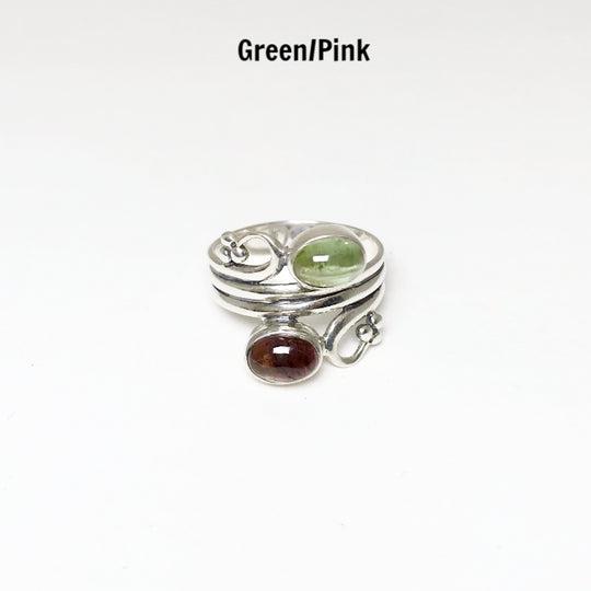 Mixed Tourmaline Ring