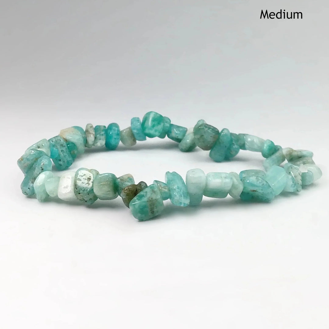 Amazonite Chip Beaded Bracelet