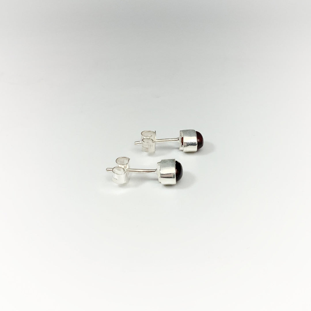 Garnet Stud Earrings