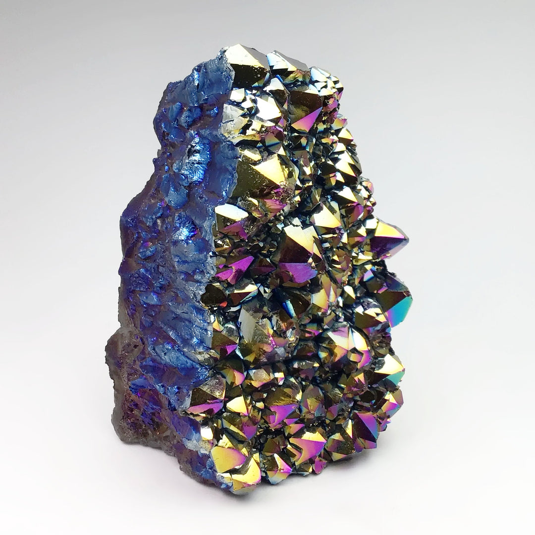 Rainbow Amethyst Druze Cluster Stand Up