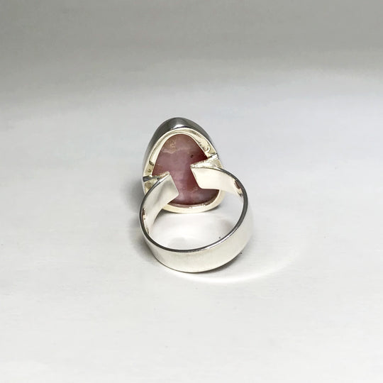 Pink Peruvian Opal Ring