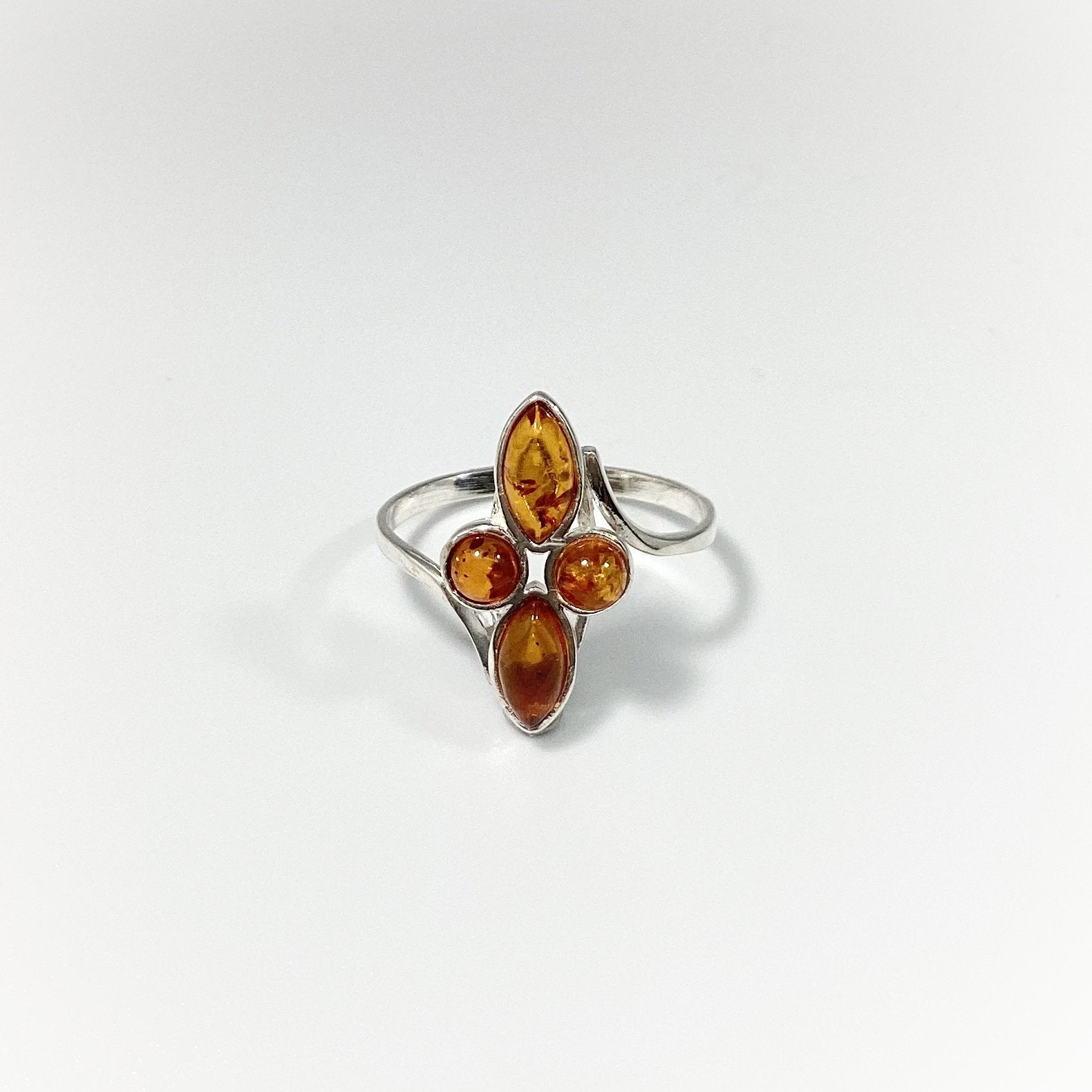 Cognac Amber Ring