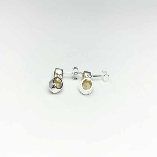 Citrine Stud Earrings