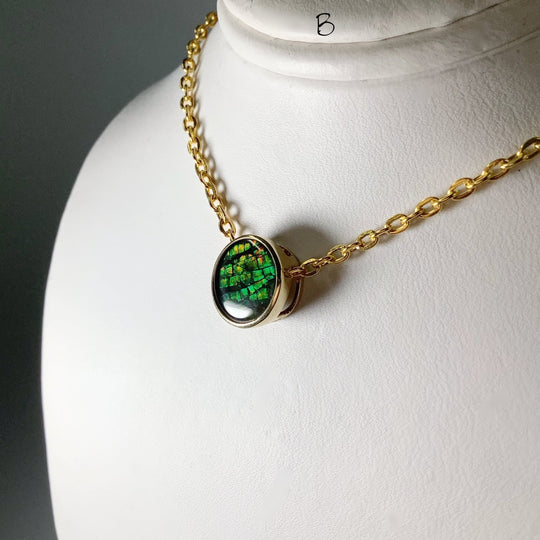 Alberta Ammolite 14K Gold Pendant