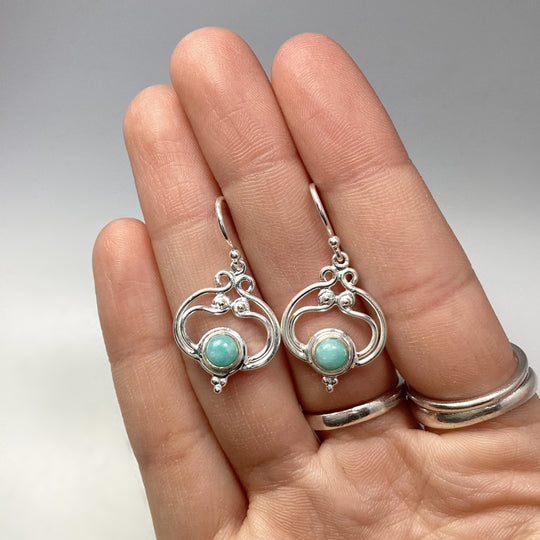 Amazonite Dangle Earrings