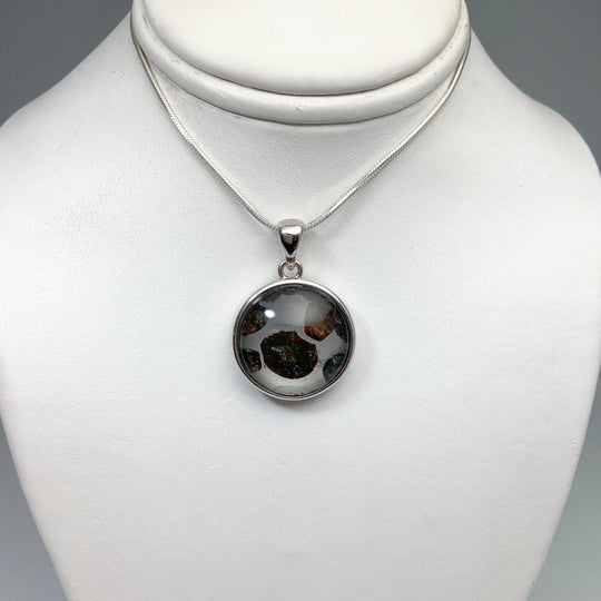 Sericho Meteorite Round Pendant