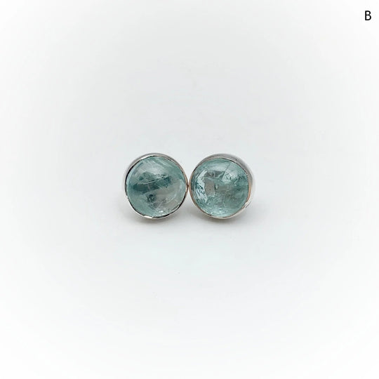 Aquamarine Stud Earrings