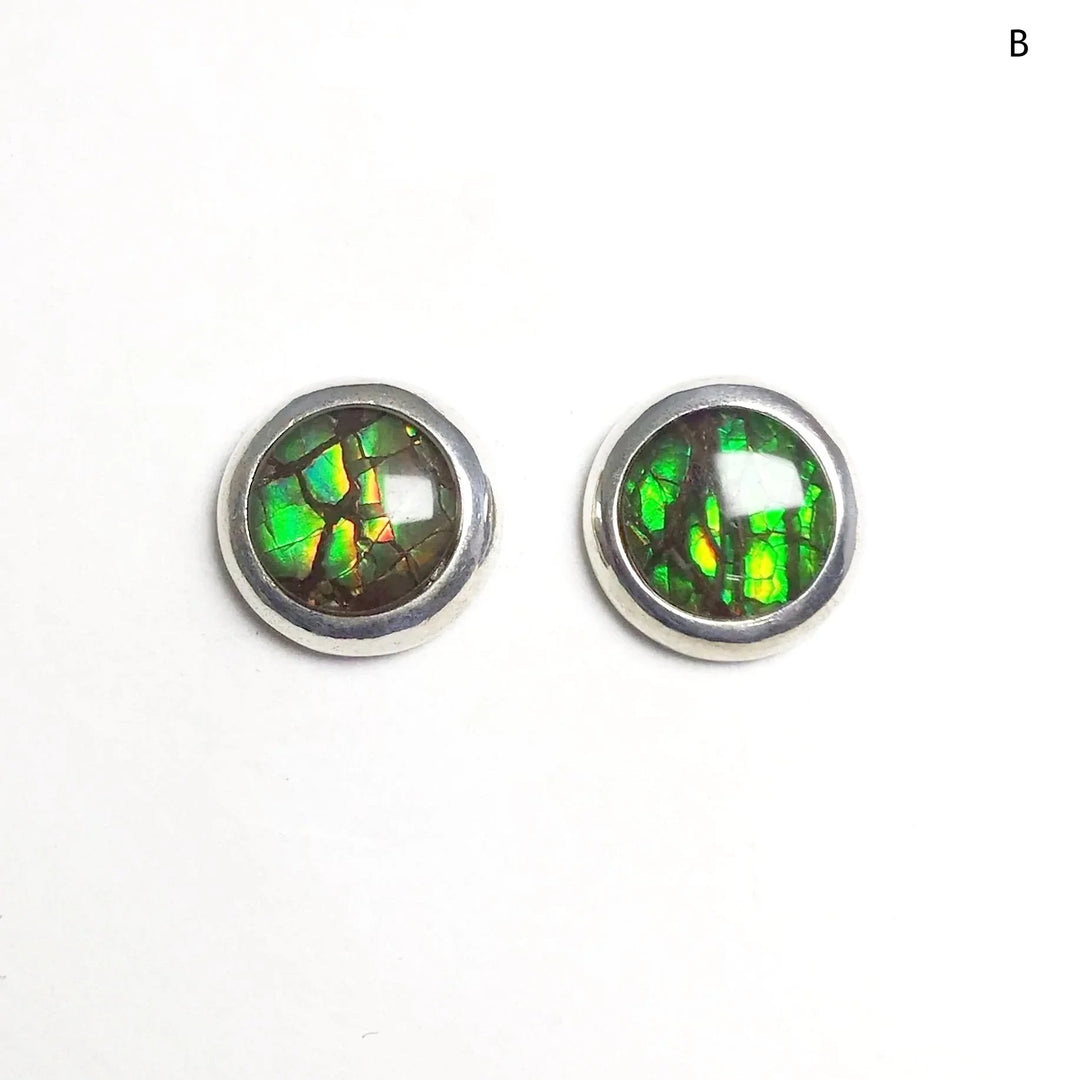 Alberta Ammolite Stud Earrings