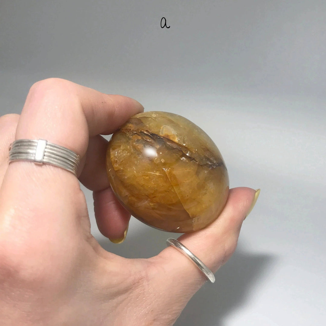 Dark Golden Hematoid Quartz Tumble at $29 Each