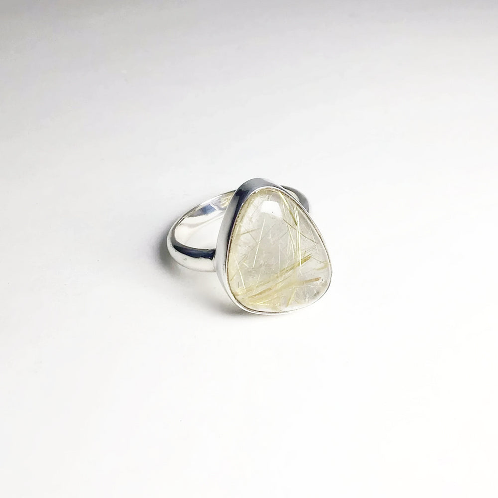 Rutilated Quartz Ring