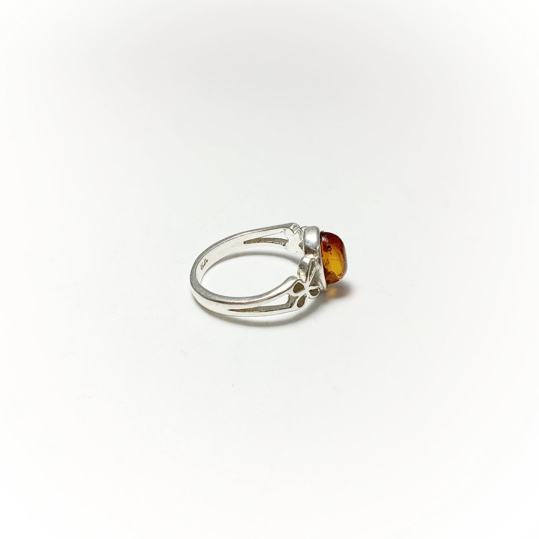 Cognac Amber Ring - Small Sizes