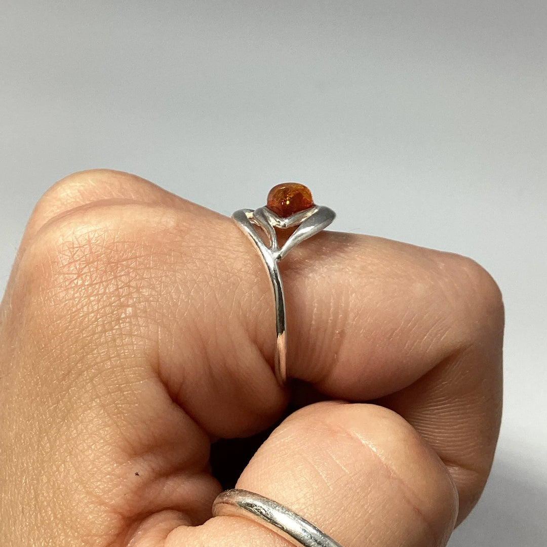 Cognac Amber Ring