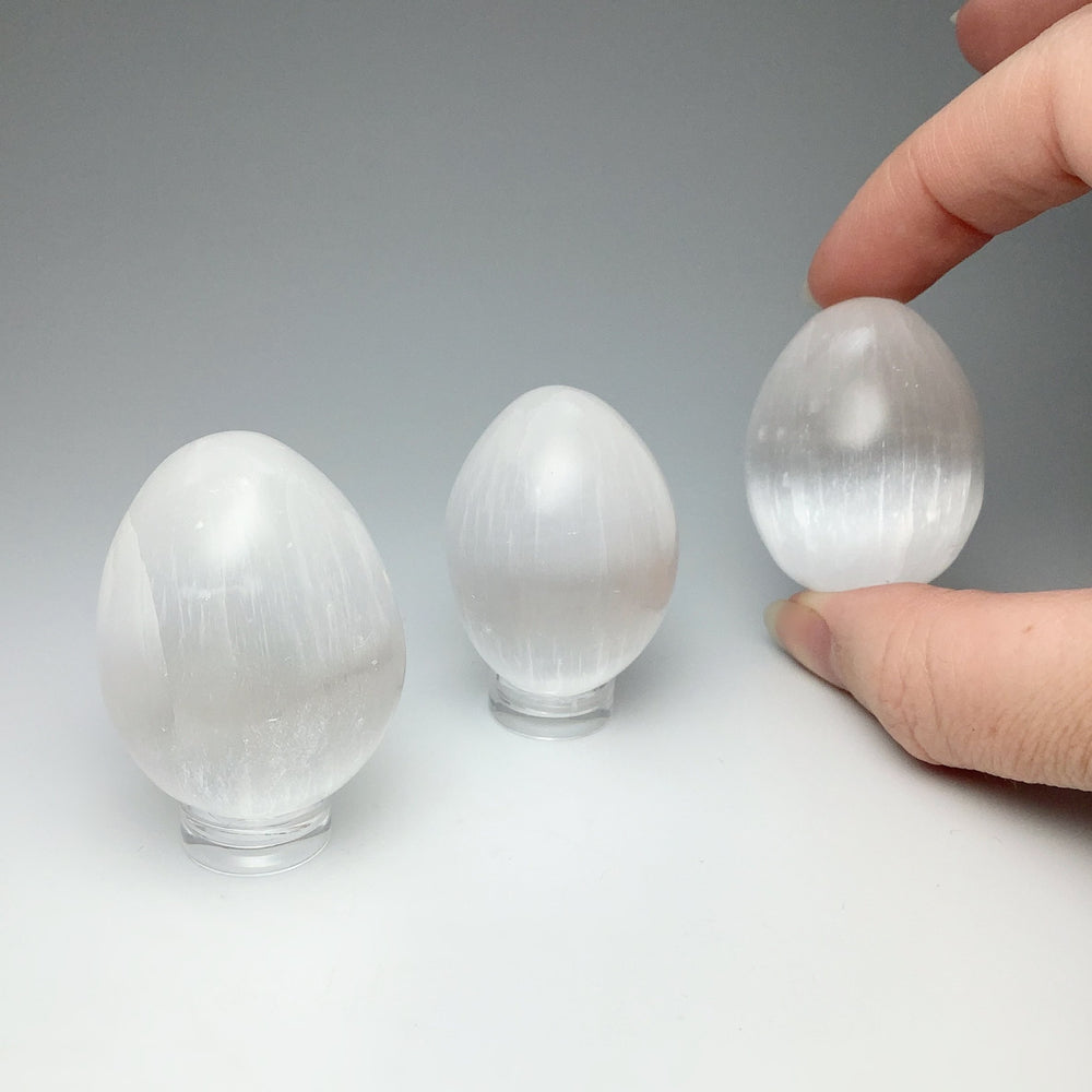 Selenite Egg at $25 Each