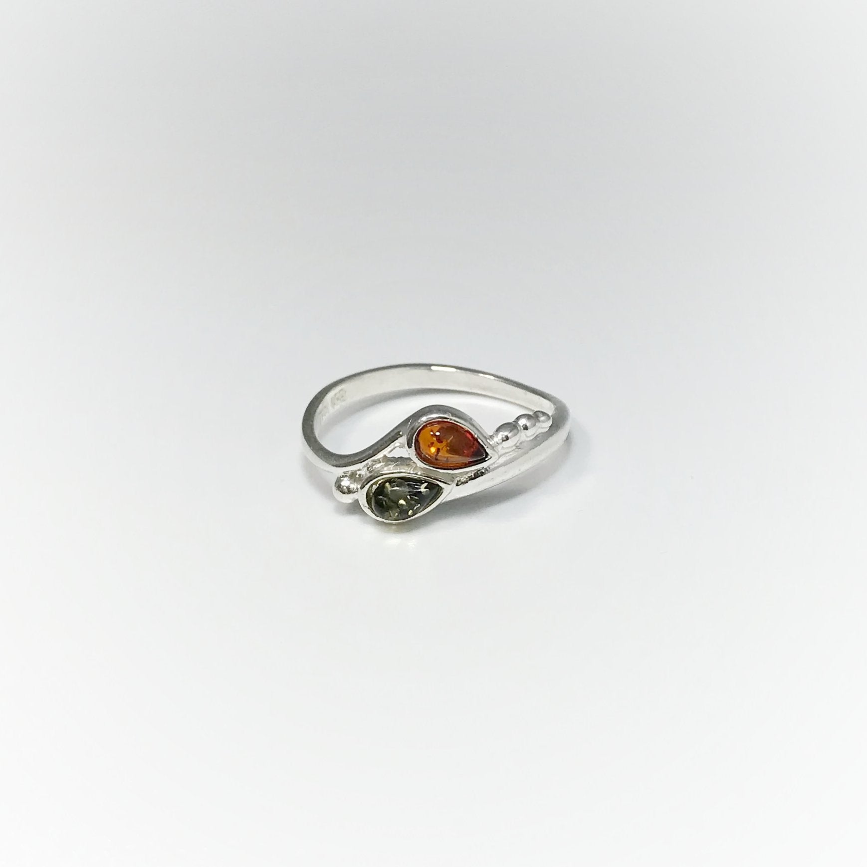 Mixed Amber Ring