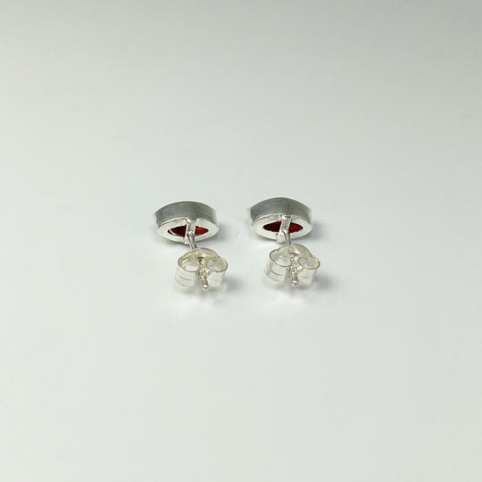 Garnet Stud Earrings