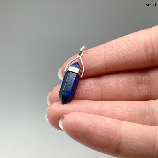 Lapis Lazuli Double Terminated Point Pendant