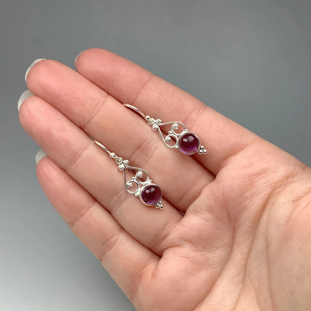 Amethyst Dangle Earrings