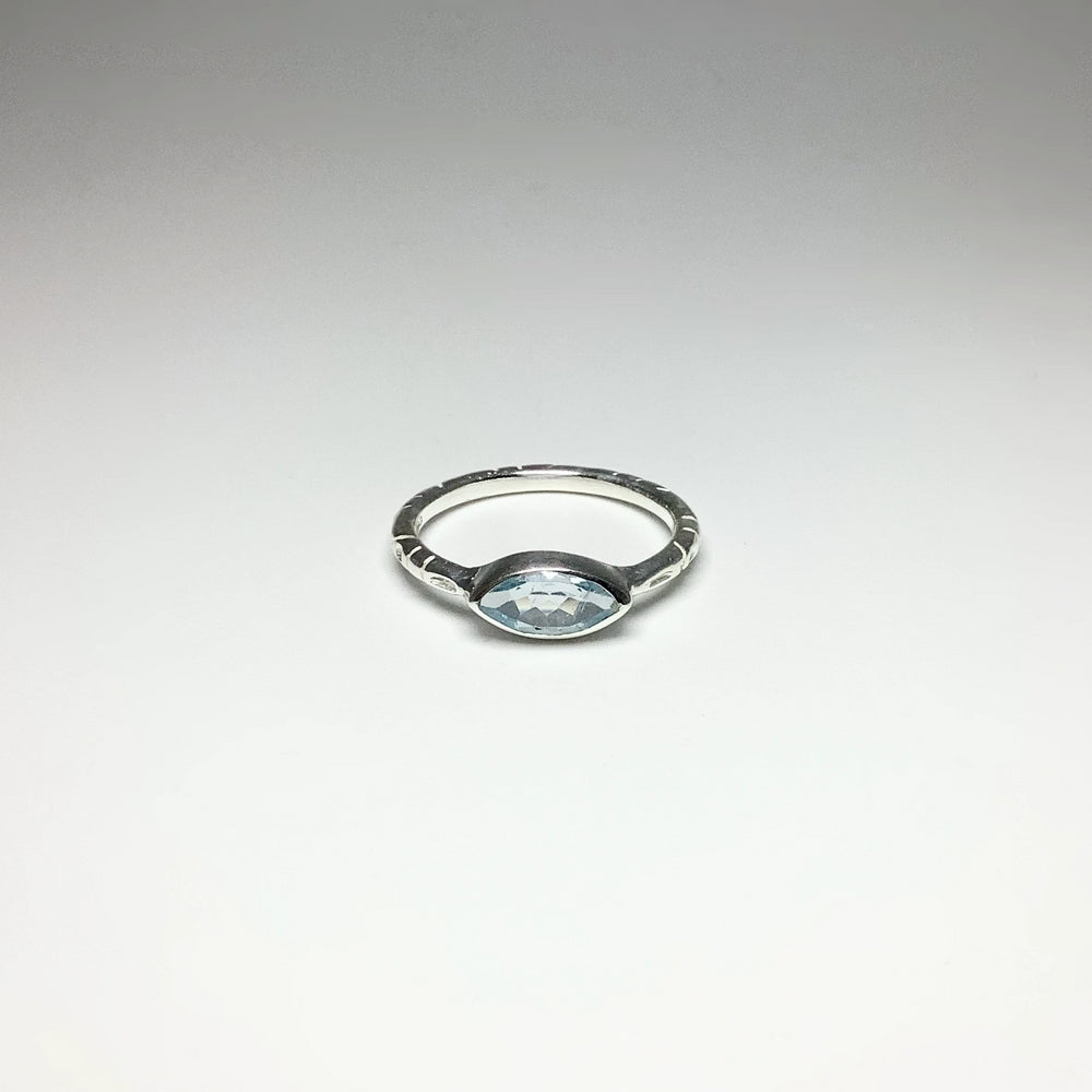 Blue Topaz Ring