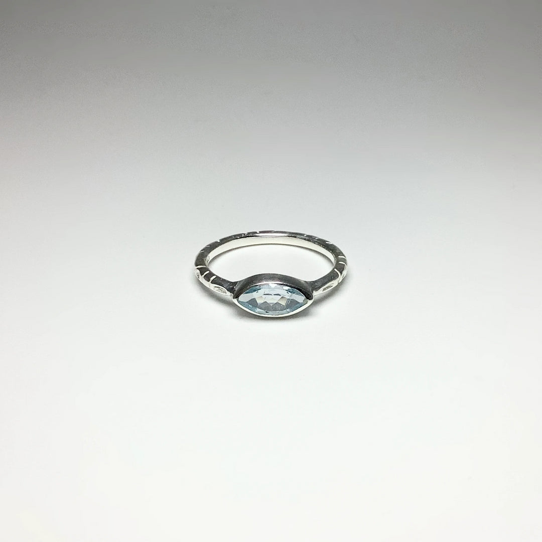 Blue Topaz Ring