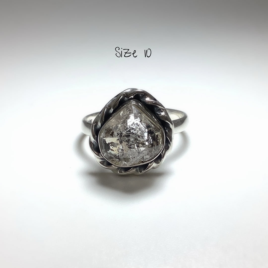 Herkimer Diamond Ring